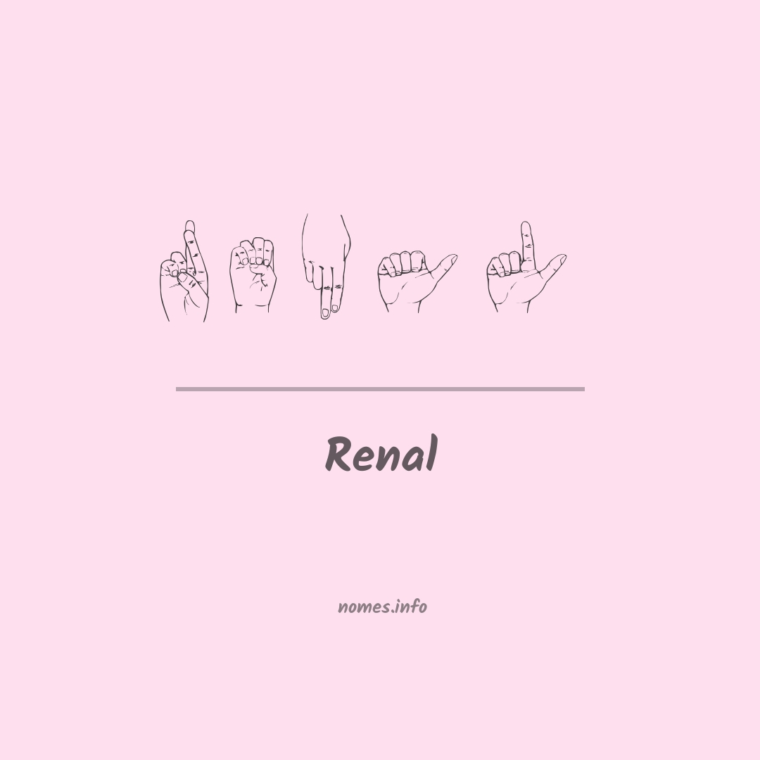 Renal em Libras