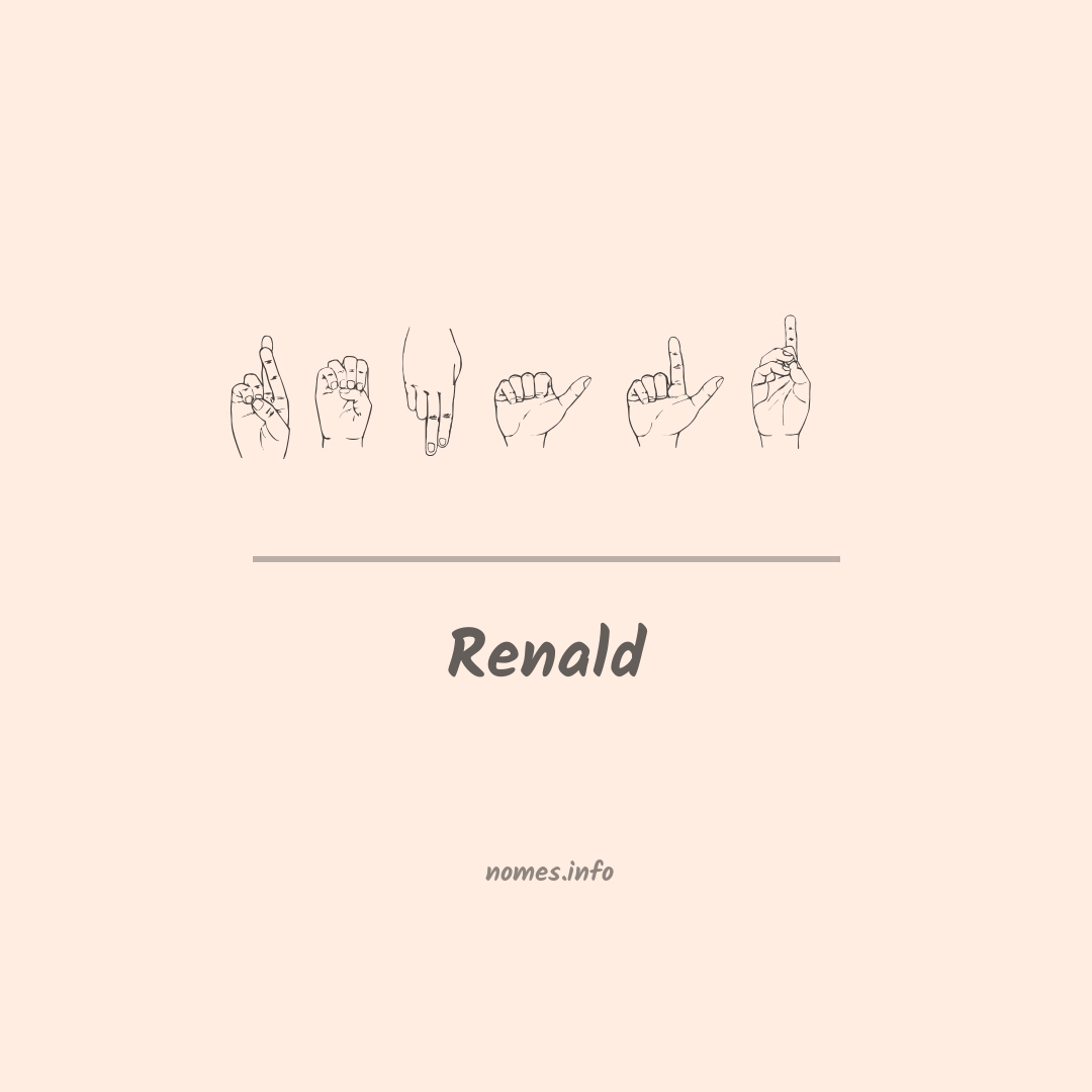 Renald em Libras