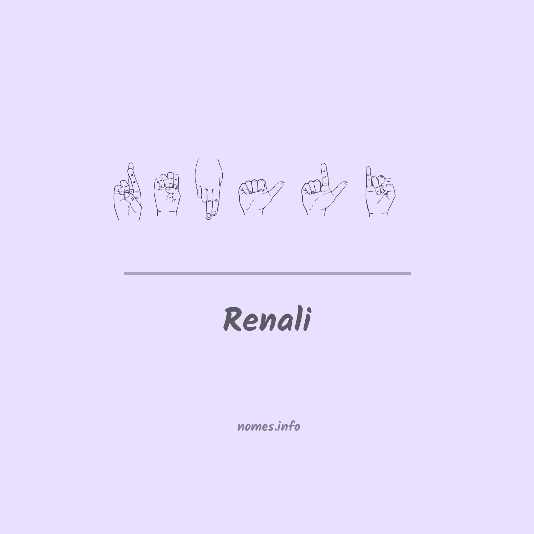 Renali em Libras