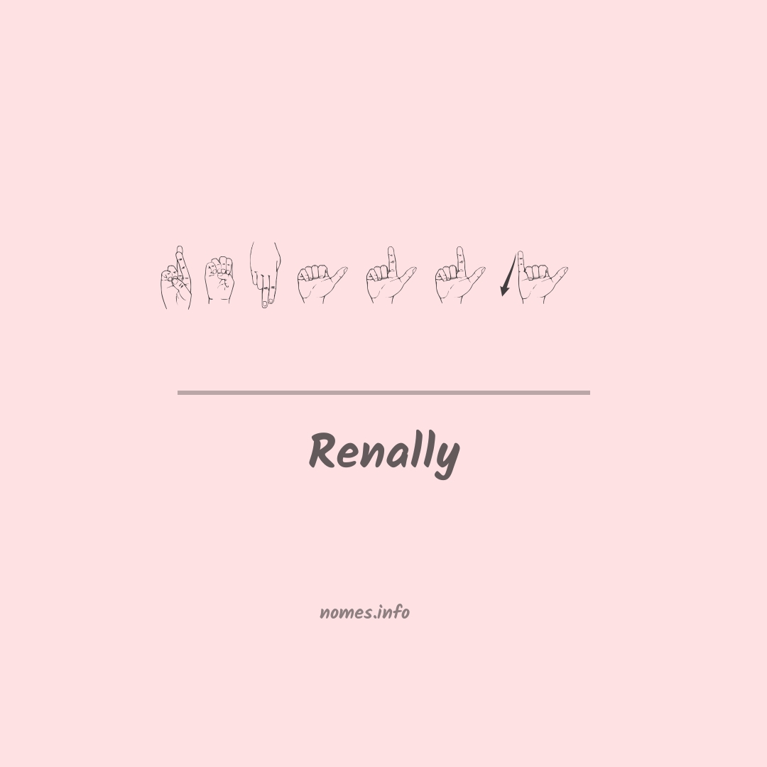 Renally em Libras