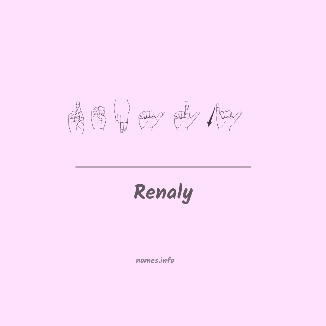 Renaly em Libras