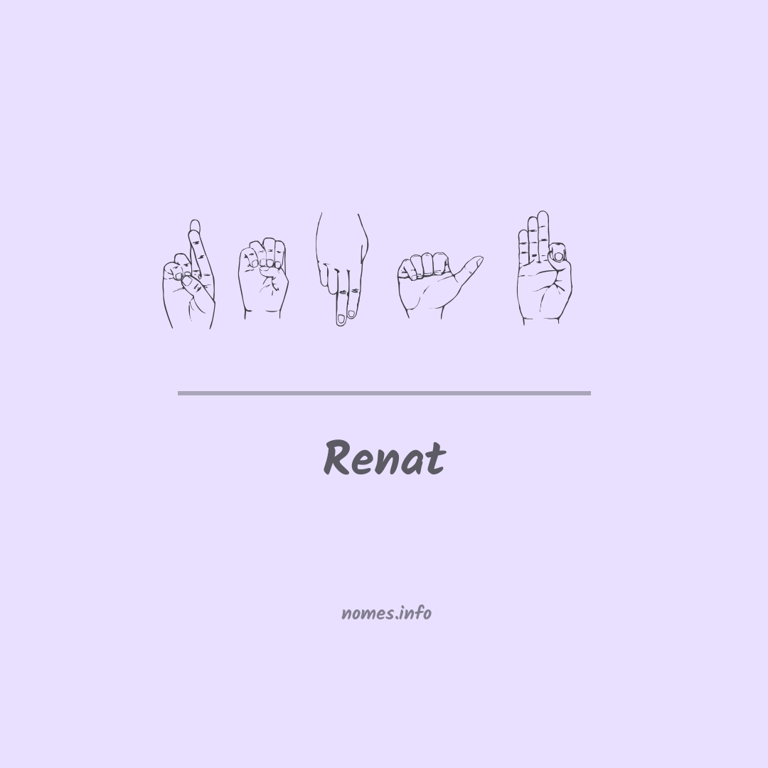 Renat em Libras