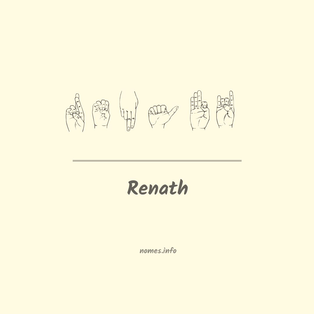 Renath em Libras