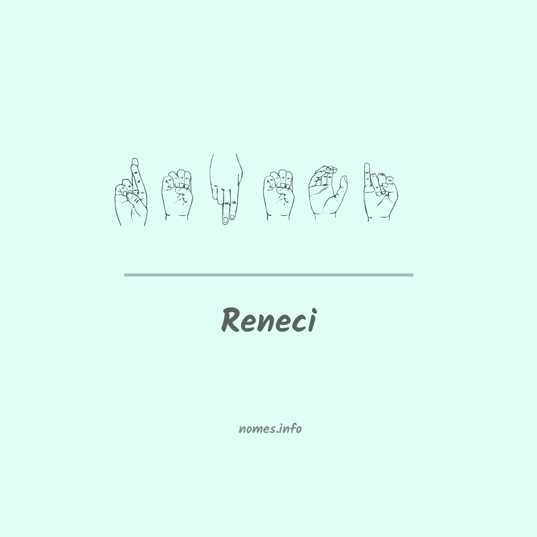 Reneci em Libras