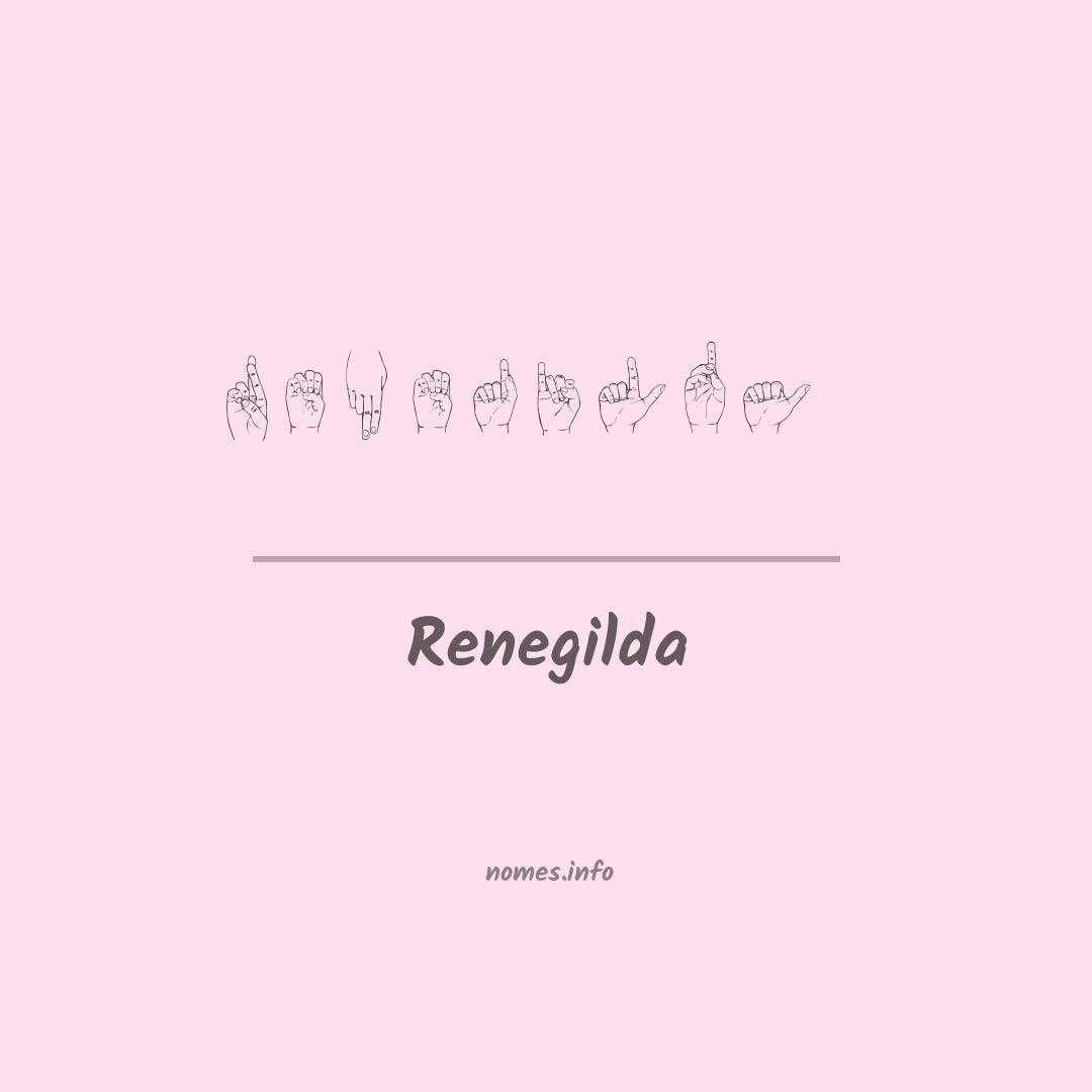 Renegilda em Libras