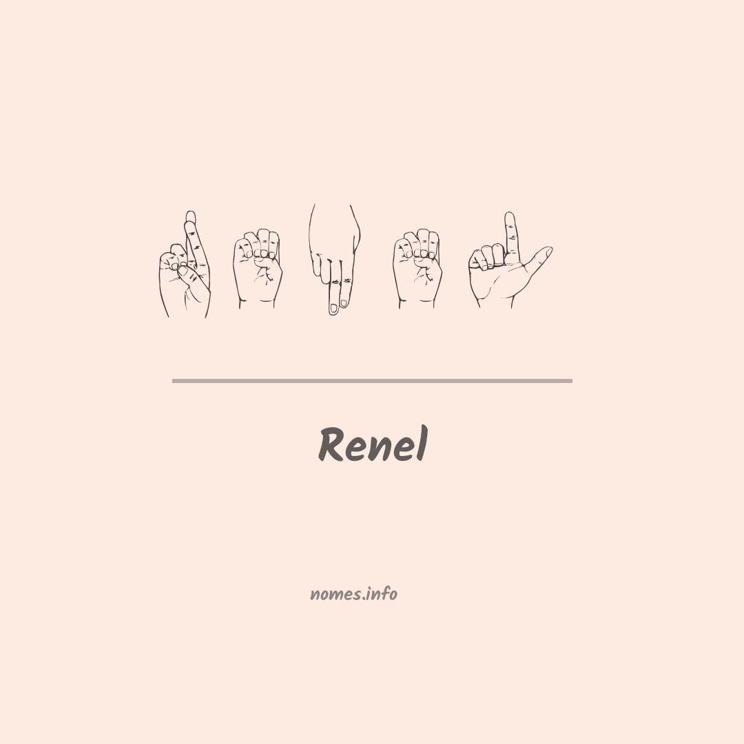 Renel em Libras