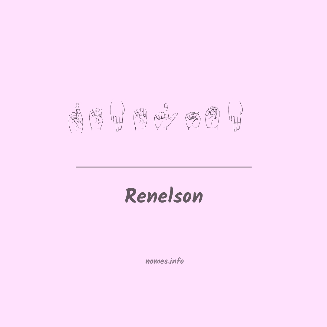 Renelson em Libras