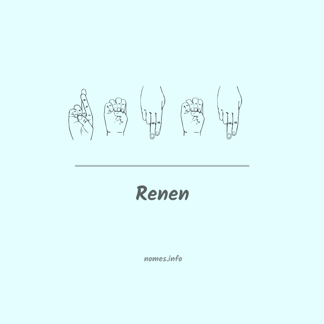 Renen em Libras
