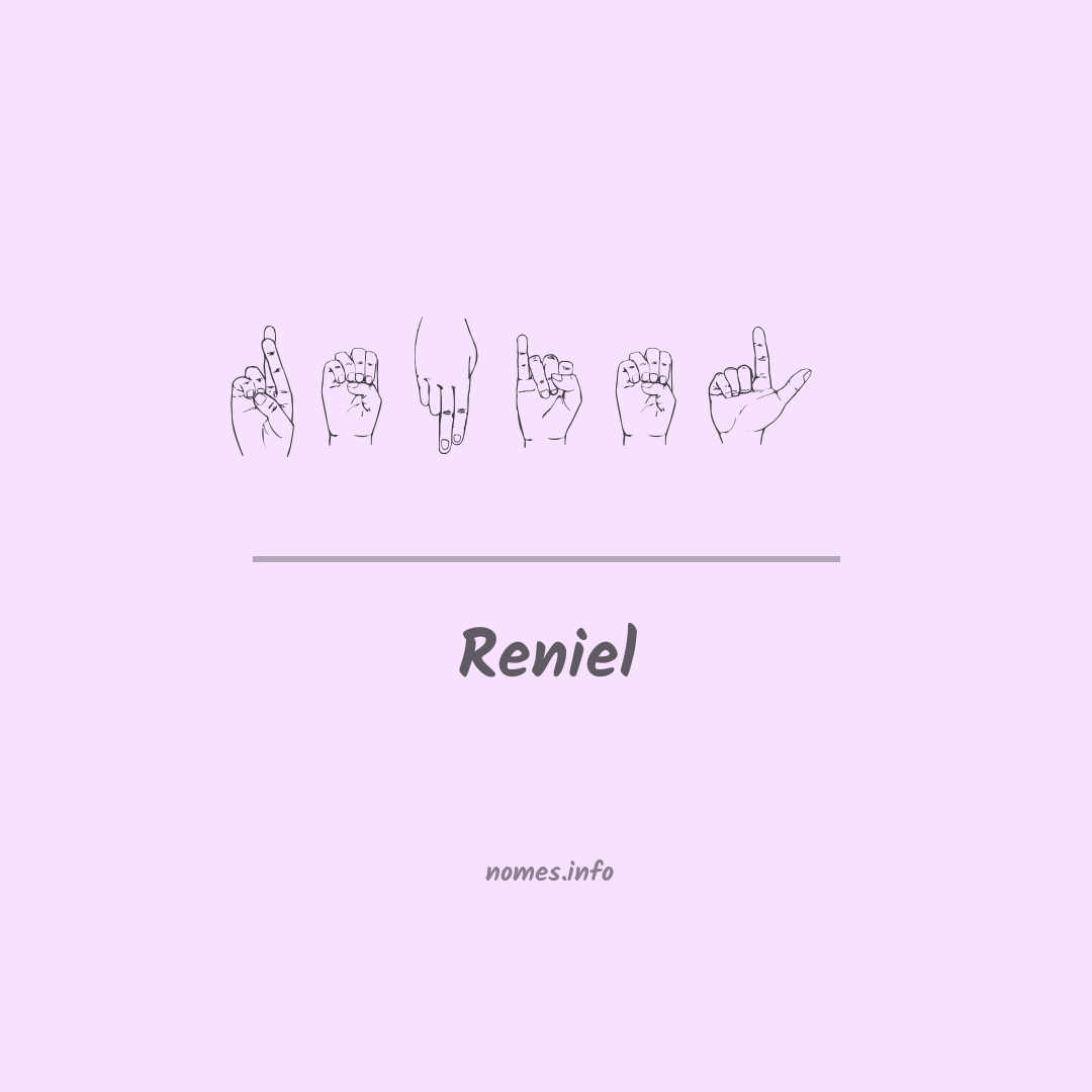 Reniel em Libras