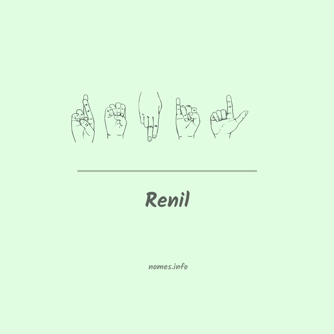 Renil em Libras