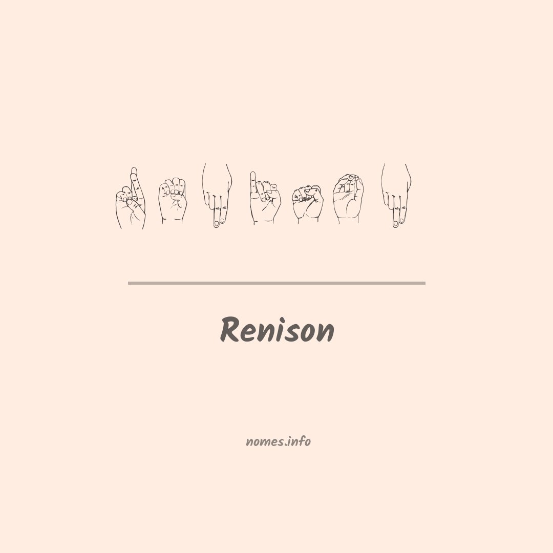 Renison em Libras