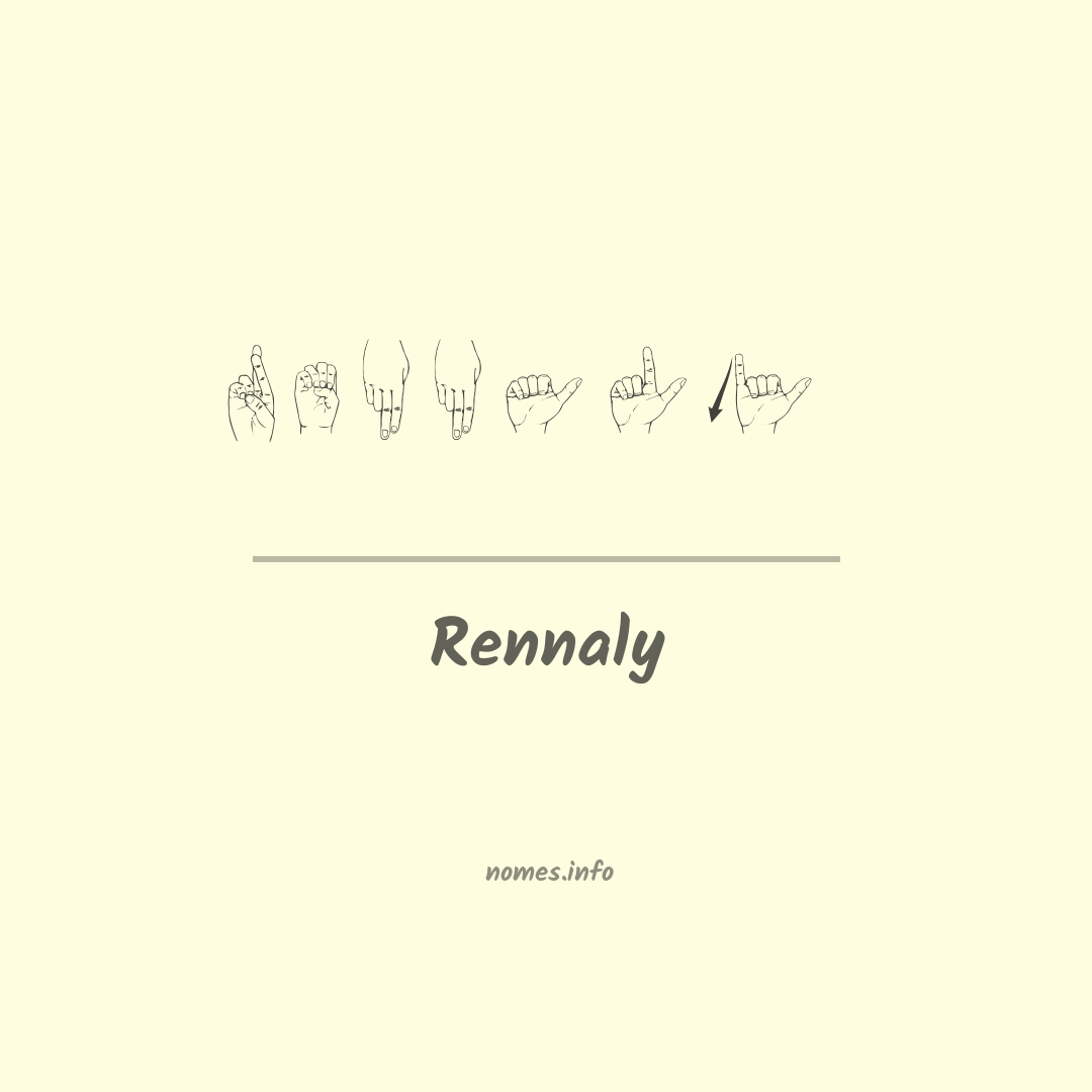 Rennaly em Libras