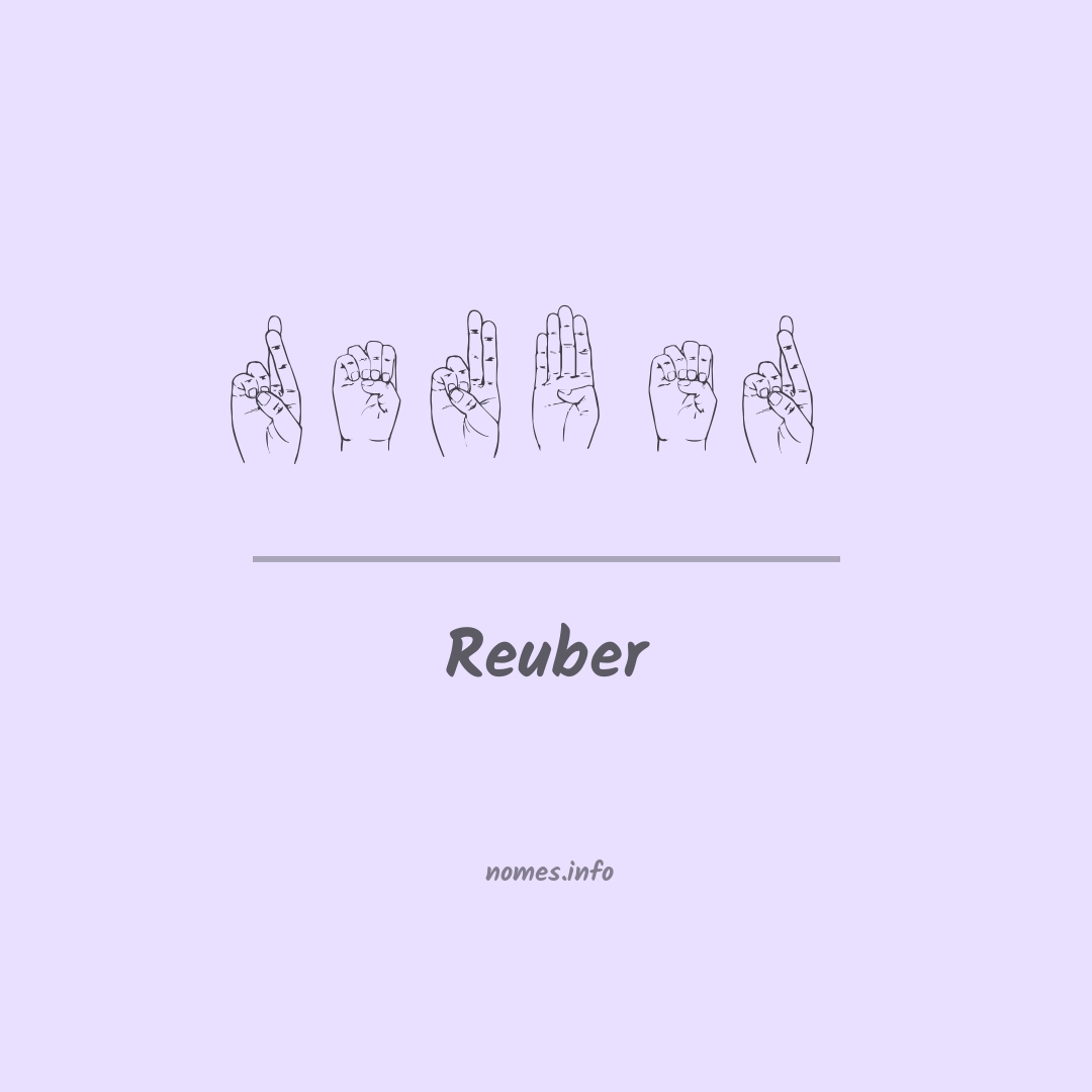 Reuber em Libras