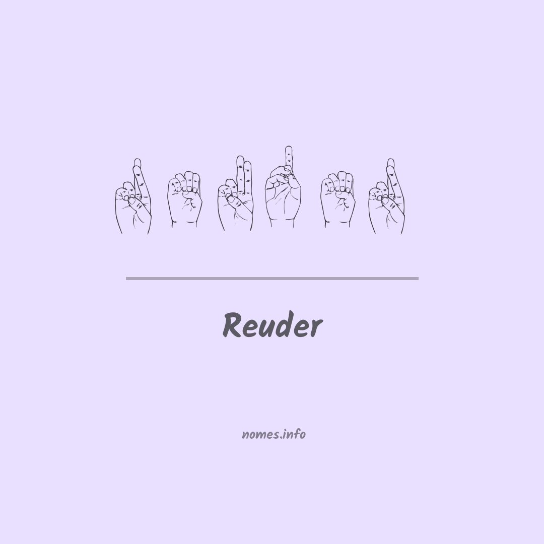 Reuder em Libras