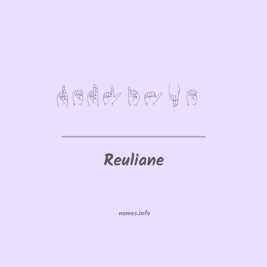 Reuliane em Libras