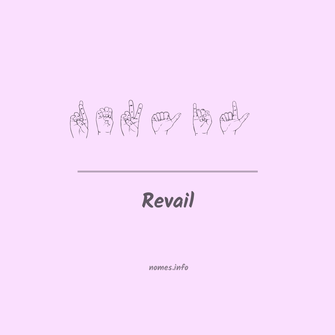Revail em Libras