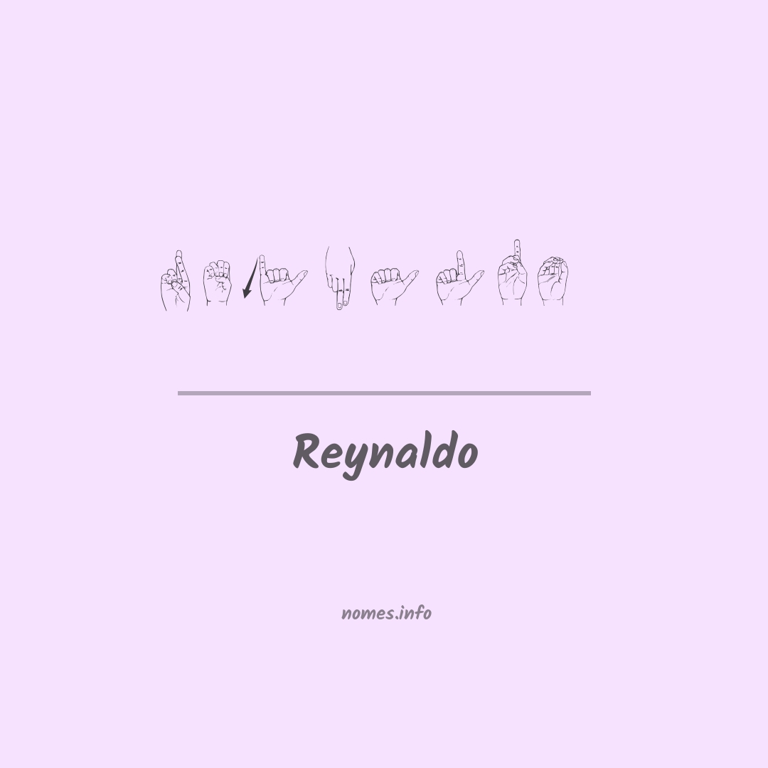 Reynaldo em Libras