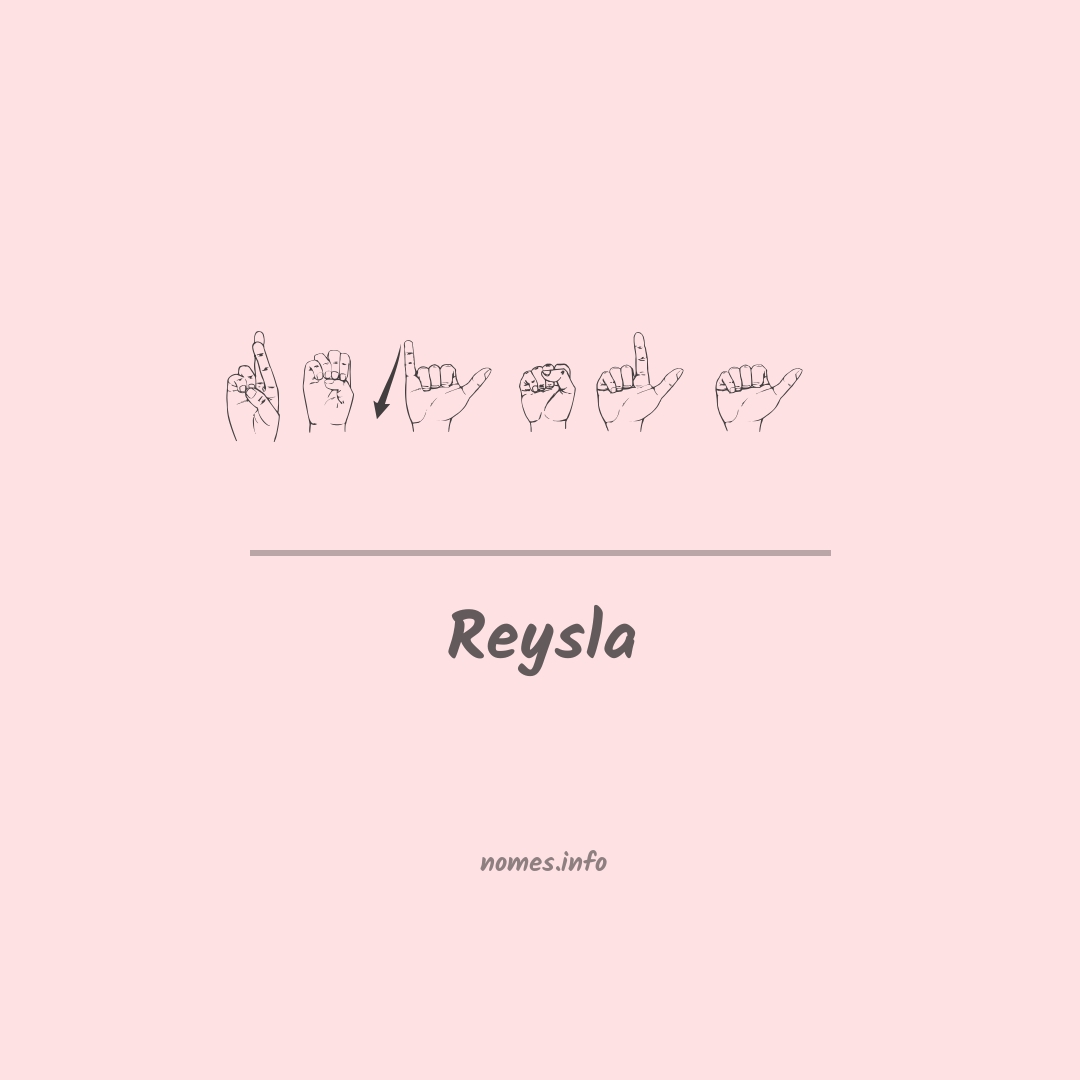 Reysla em Libras