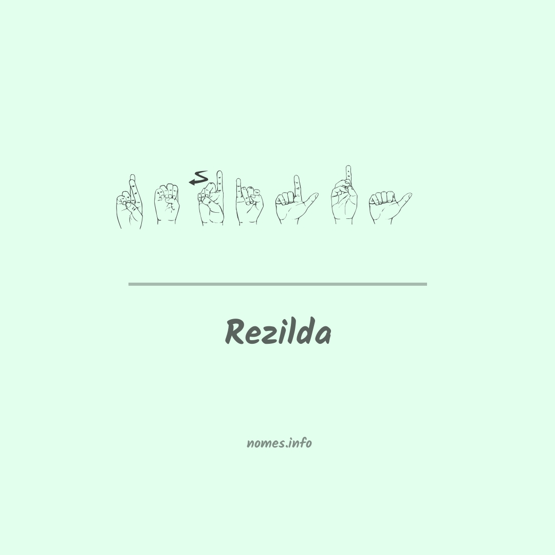 Rezilda em Libras
