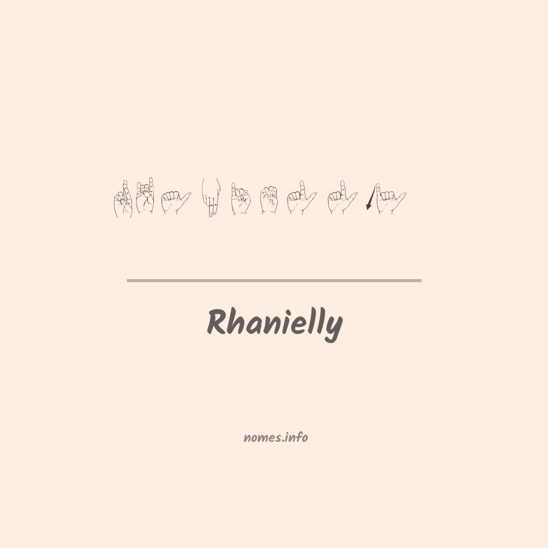 Rhanielly em Libras