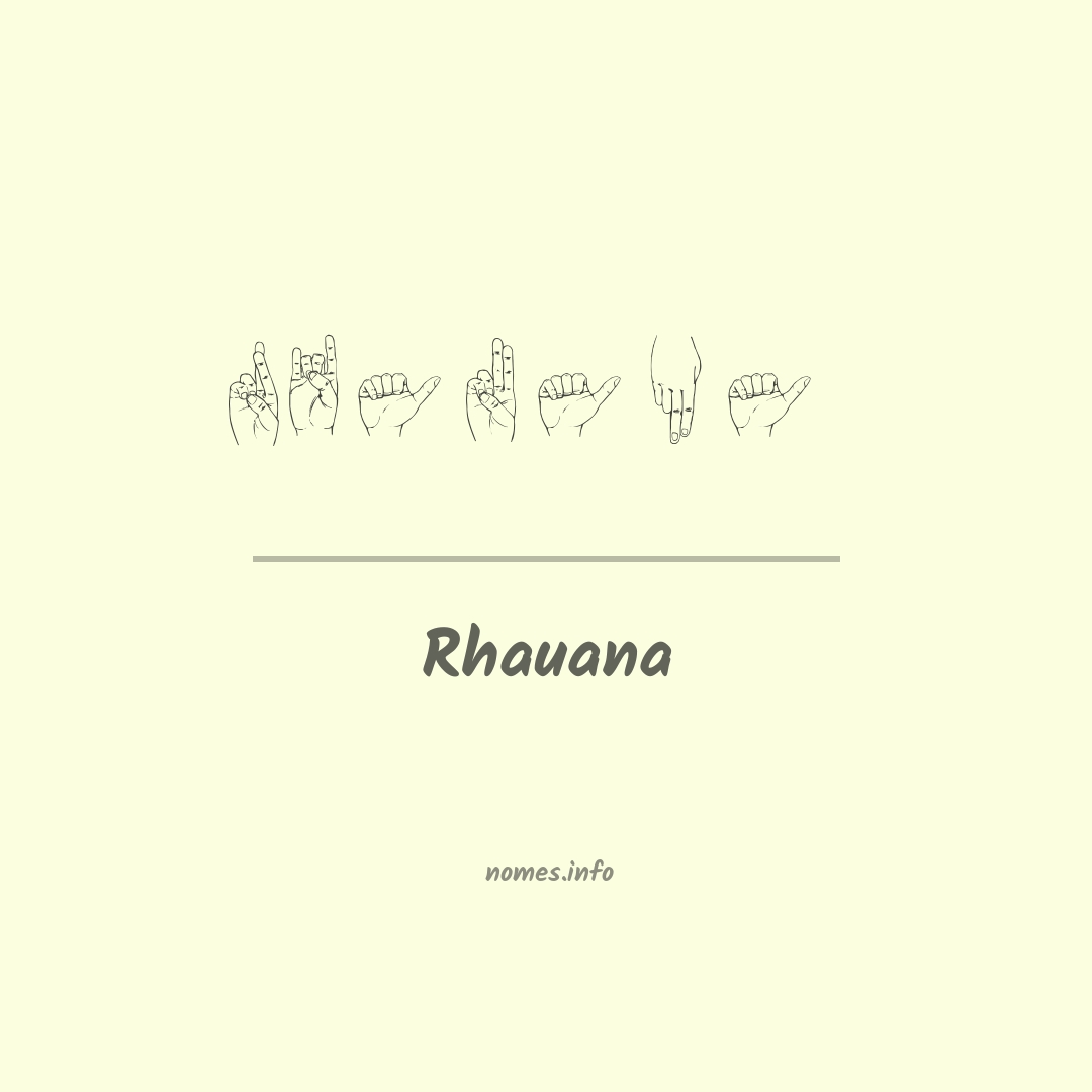 Rhauana em Libras