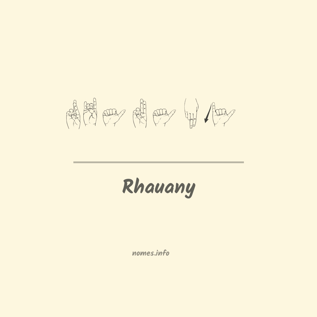 Rhauany em Libras