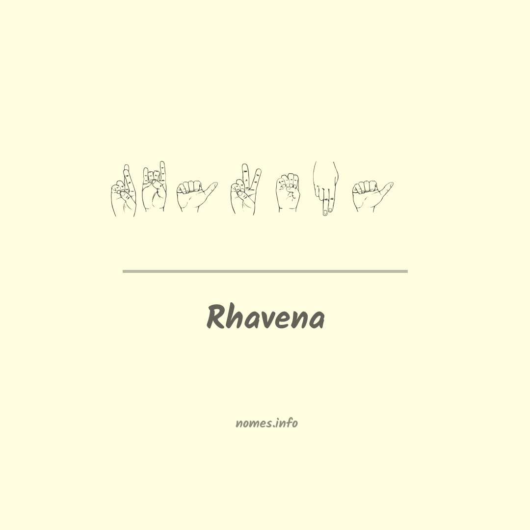 Rhavena em Libras