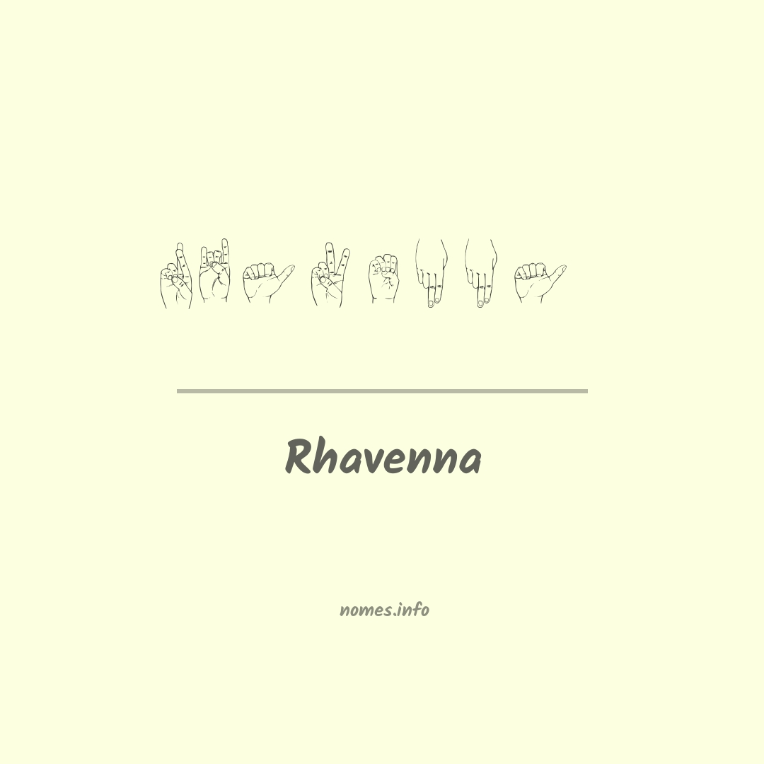 Rhavenna em Libras