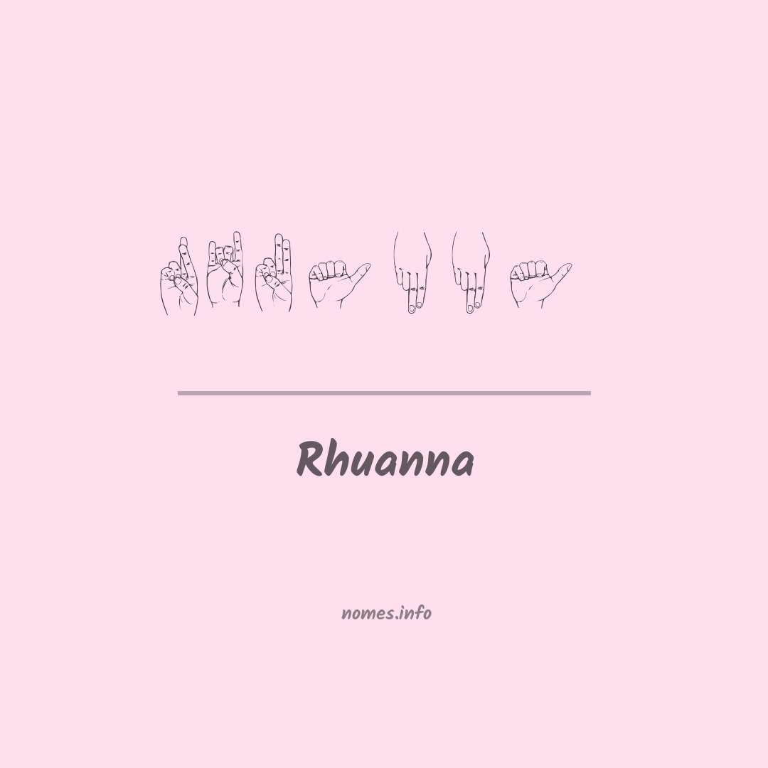 Rhuanna em Libras