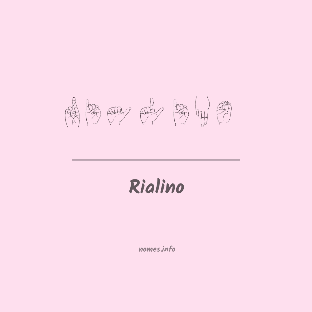 Rialino em Libras