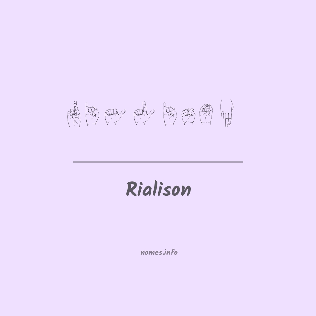 Rialison em Libras