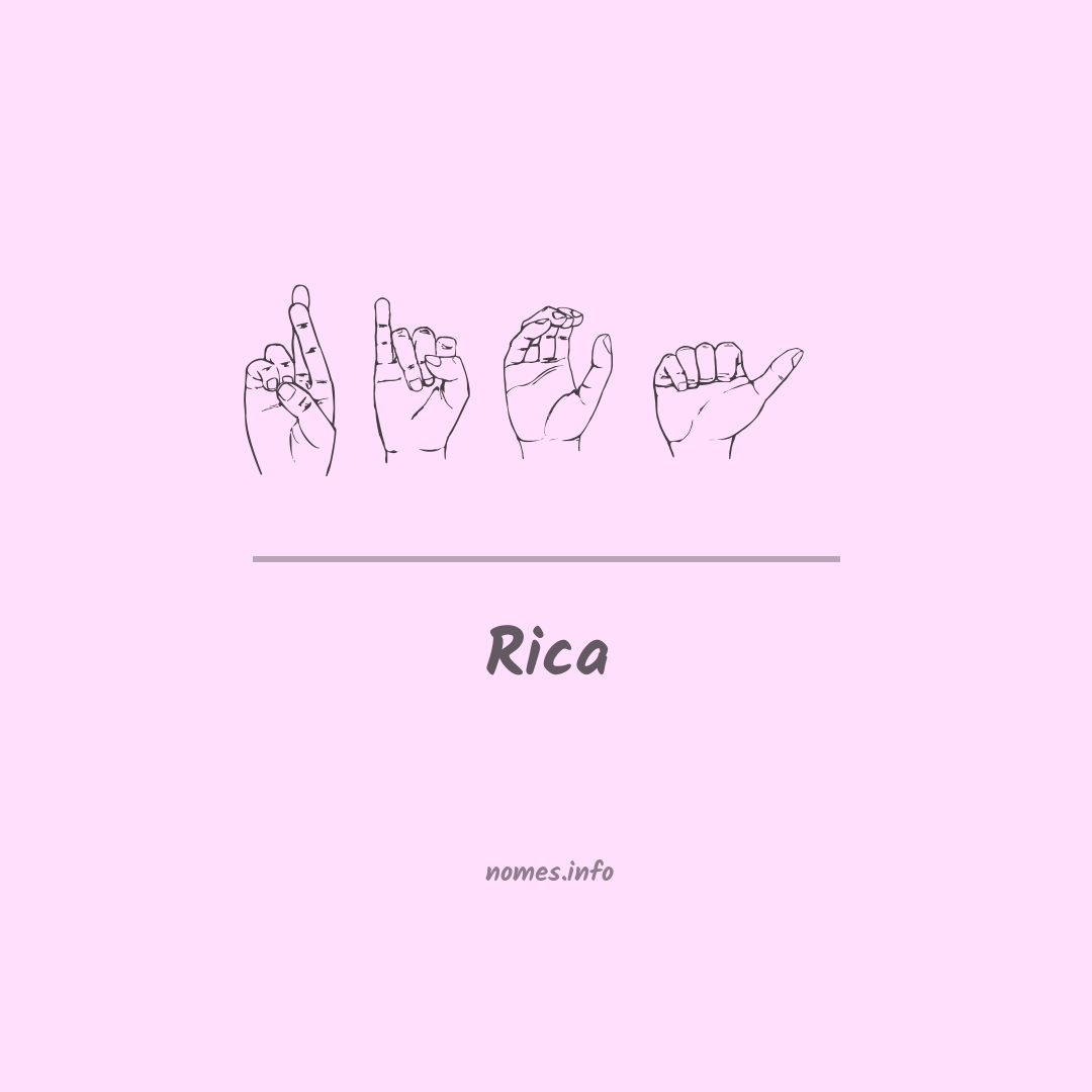 Rica em Libras