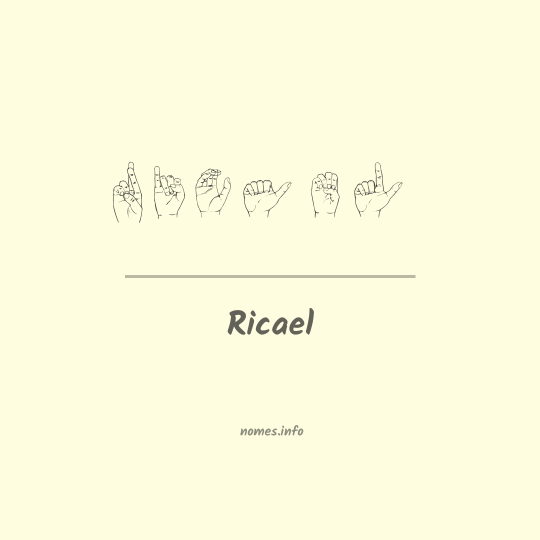 Ricael em Libras