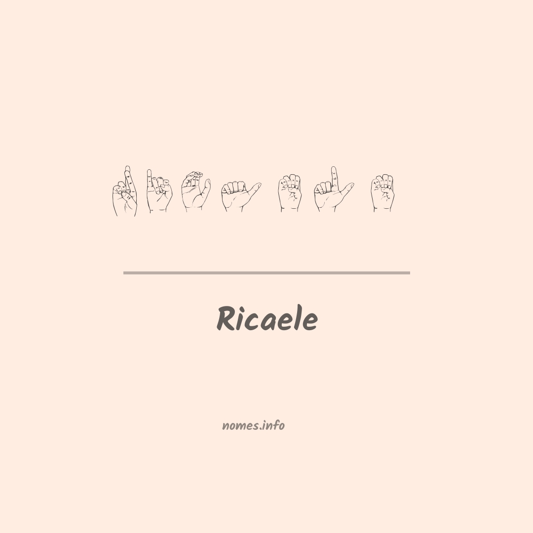 Ricaele em Libras