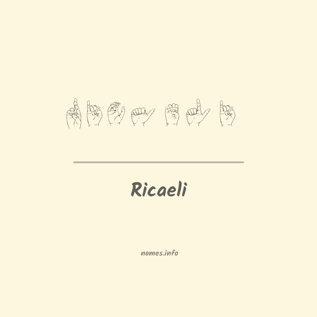 Ricaeli em Libras