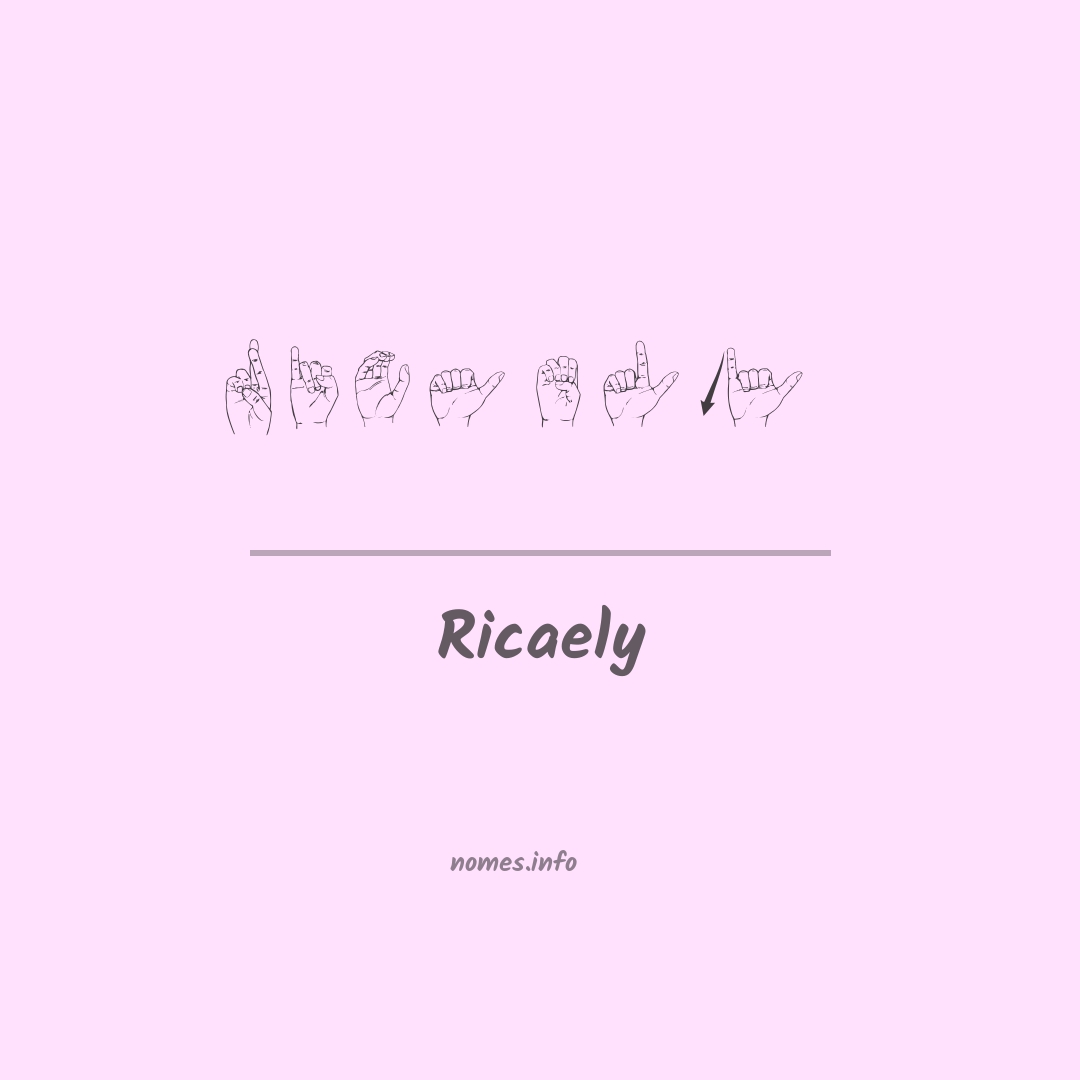 Ricaely em Libras