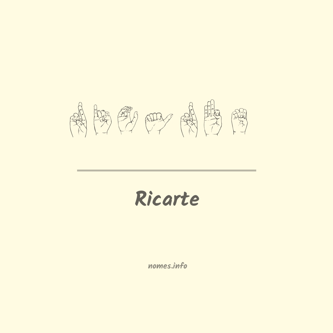 Ricarte em Libras