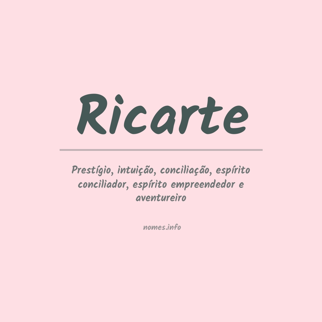 Significado do nome Ricarte