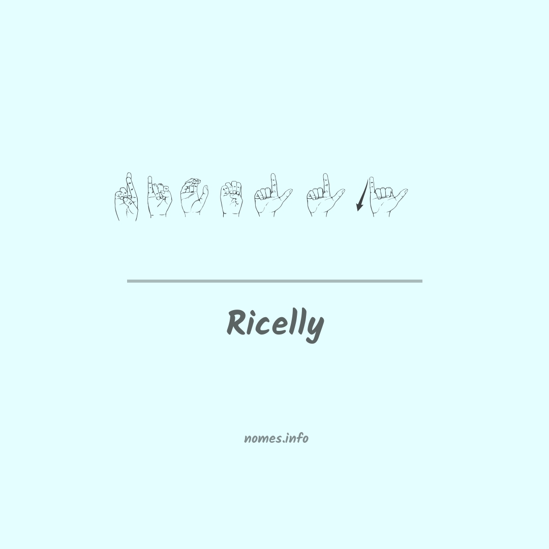 Ricelly em Libras