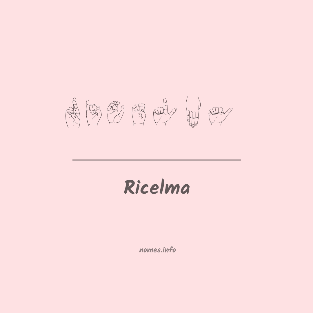 Ricelma em Libras