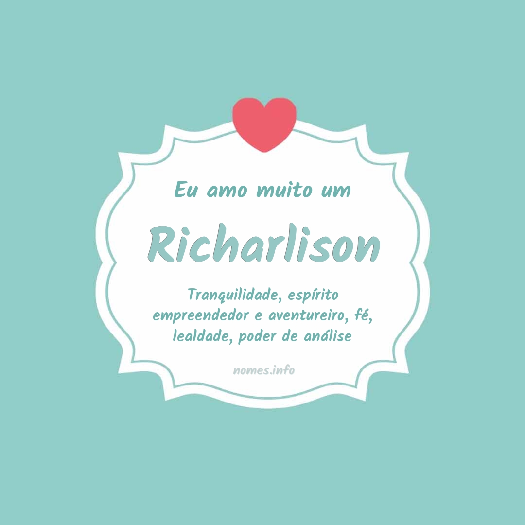 Eu amo muito Richarlison