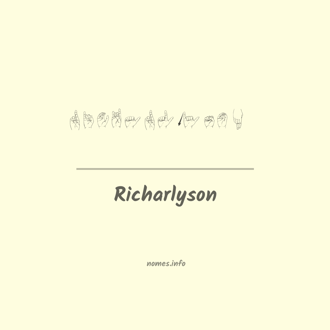 Richarlyson em Libras