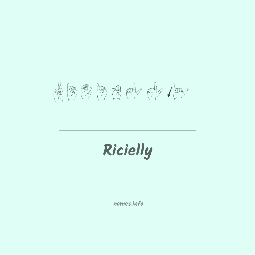 Ricielly em Libras