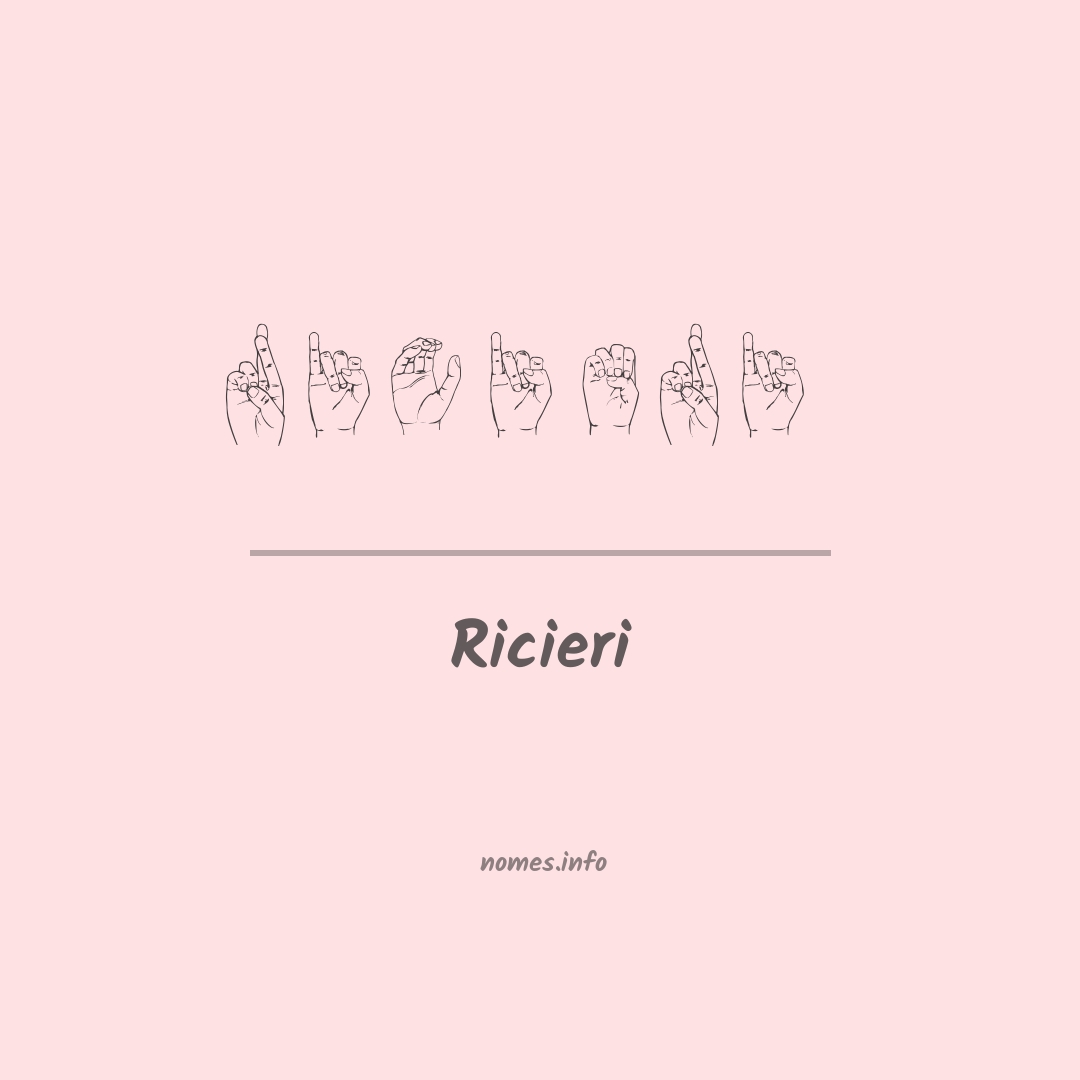 Ricieri em Libras
