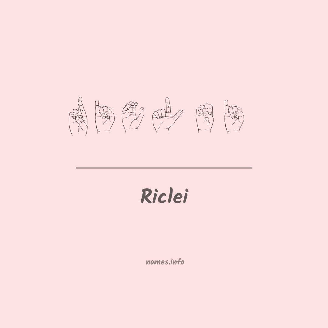 Riclei em Libras
