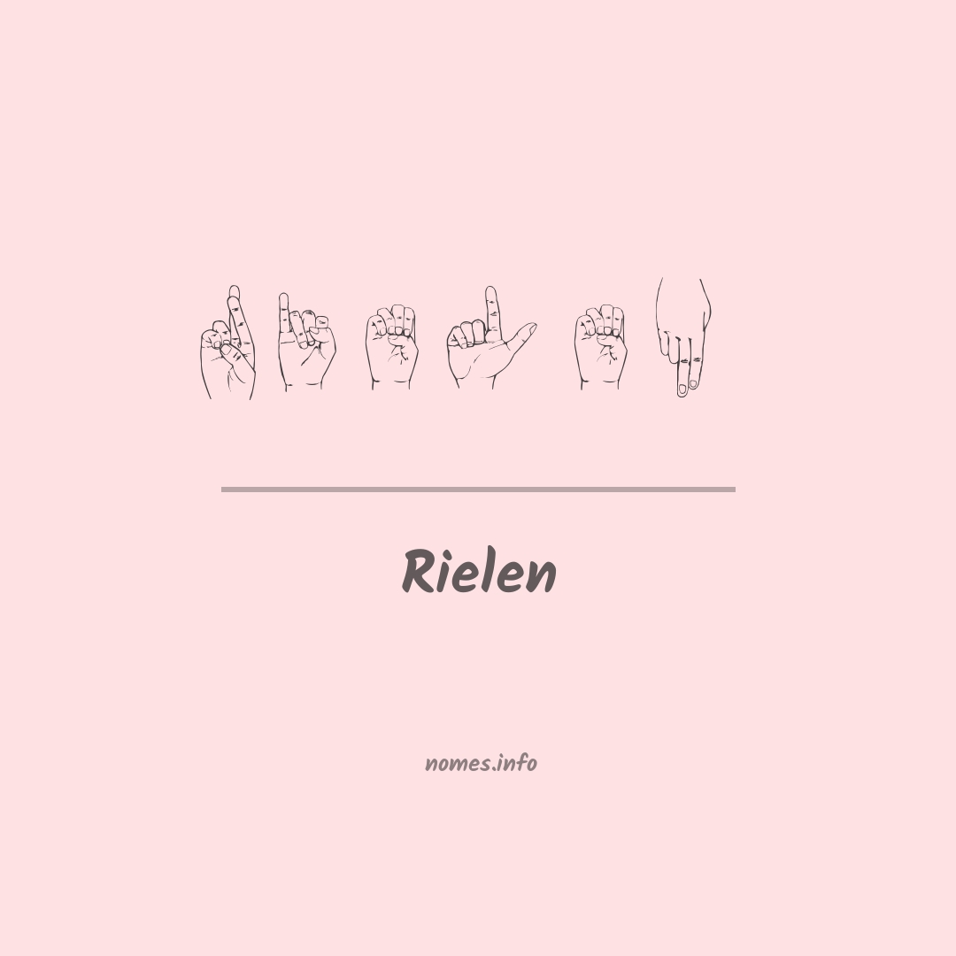 Rielen em Libras