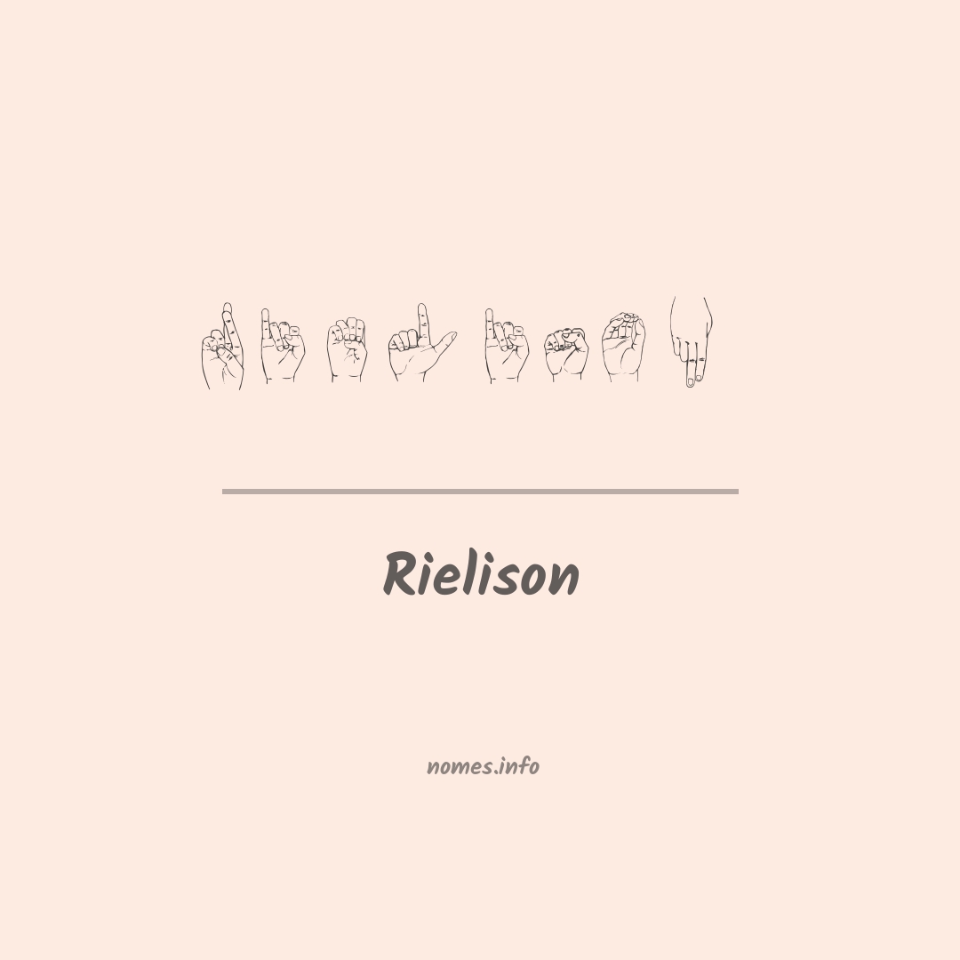 Rielison em Libras