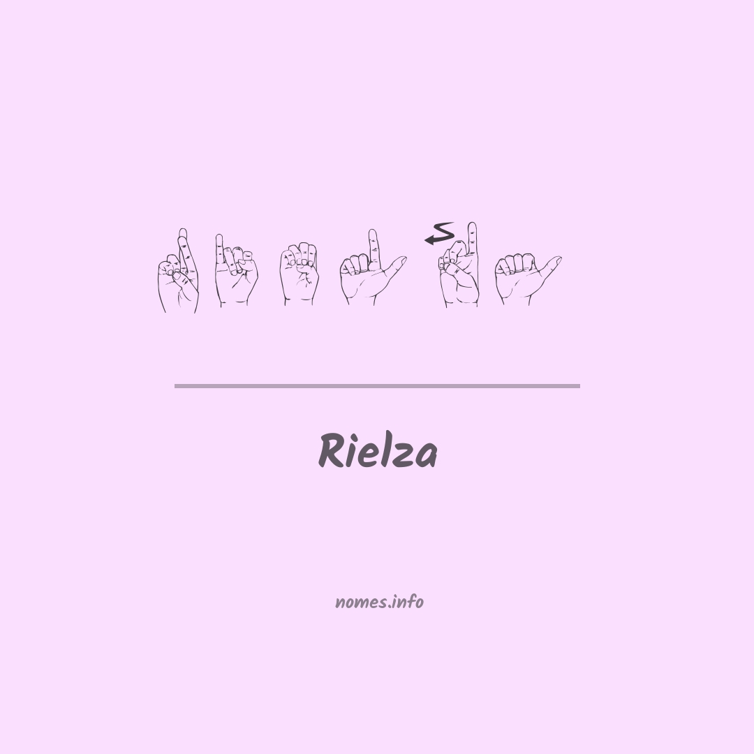 Rielza em Libras