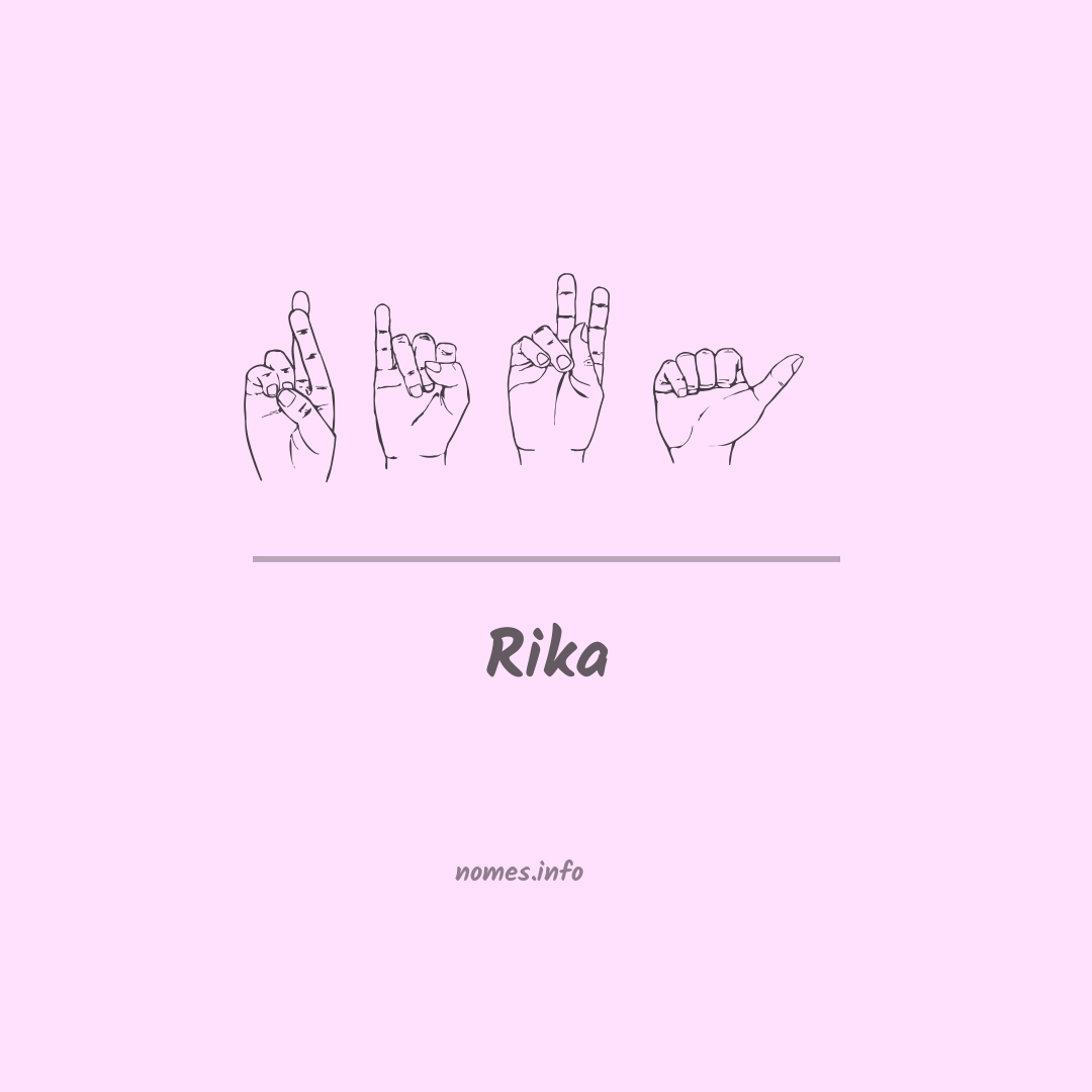 Rika em Libras