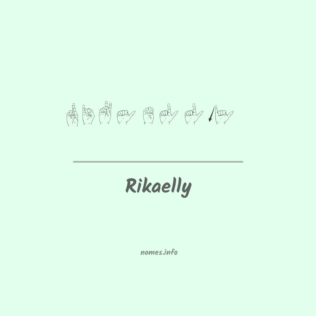 Rikaelly em Libras